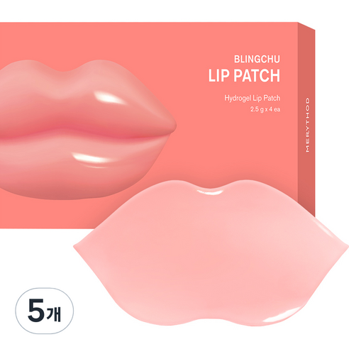메리쏘드 블링츄 립 패치 2.5g, 4개입, 5개