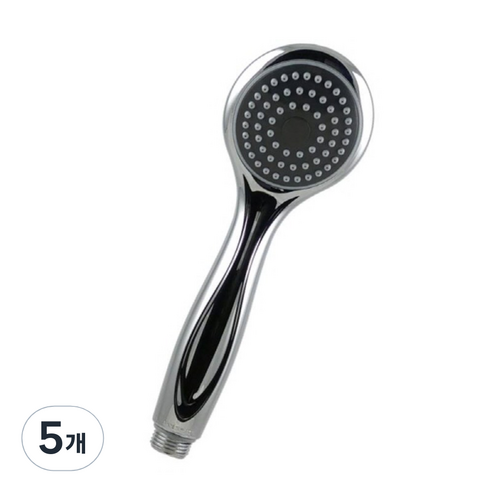 소나기 진샤워기 크롬, 5개, 크롬도금