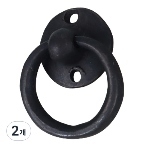 올고르 황동 링고리 손잡이 엔틱 50mm, 2개