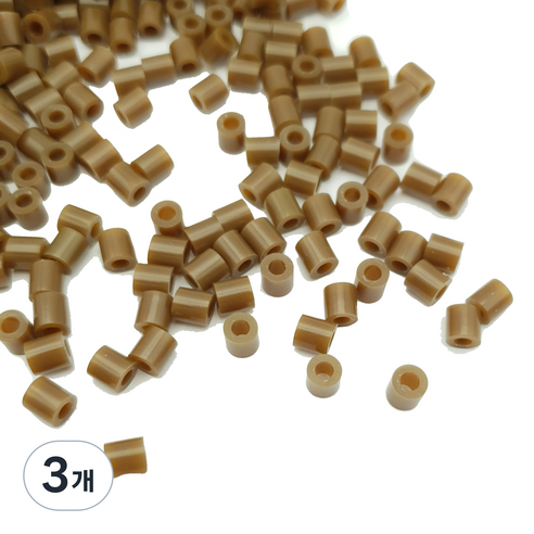 펄러 비즈 크런치 슬라임 재료 500g, 3개, 초코