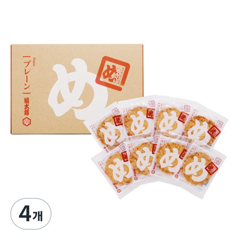 멘베이 명란 센베이 플레인 16p, 210g, 4개
