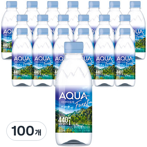 동원 아쿠아 포레, 330ml, 100개