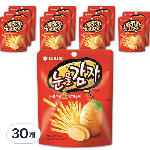 오리온 눈을감자, 56g, 30개