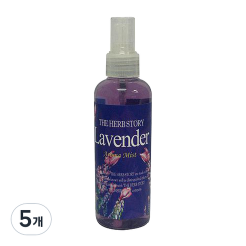 더허브스토리 바디미스트 라벤더, 200ml, 5개