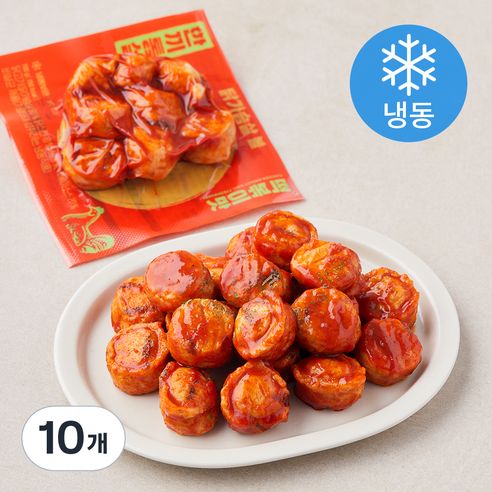한끼통살 닭가슴살 볼 떡볶이맛 (냉동), 100g, 1개입, 10개