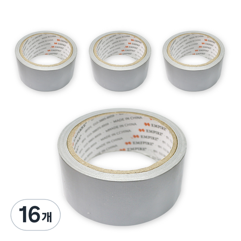 엠파이어 고급형 컬러 면테이프 45mm x 10m 회색, 16개