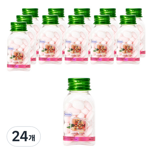 DO''SFARM 아이스붐 복숭아향캔디, 22g, 24개