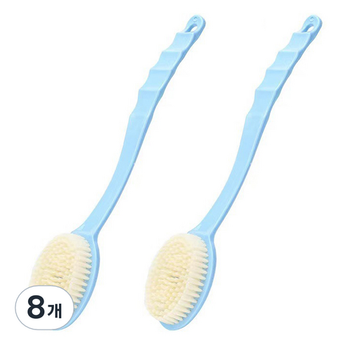 언헤브 심플 샤워 바디 브러쉬 ONE SIZE, 01 블루, 1개입, 8개