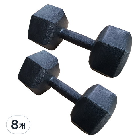 대한스포츠 육각아령, 3kg, 8개