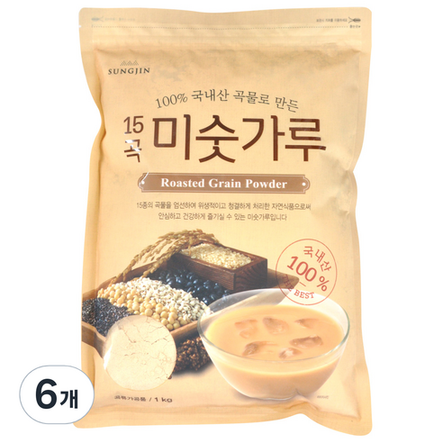 성진 15곡 미숫가루, 1kg, 6개