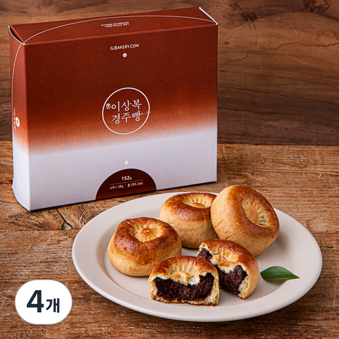 이상복명과 경주빵 4개입, 152g, 4개