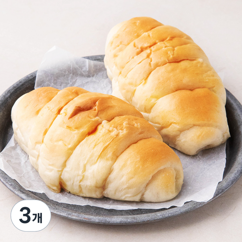 브로드카세 고소한 발효종 소금빵 2개입, 75g, 3개