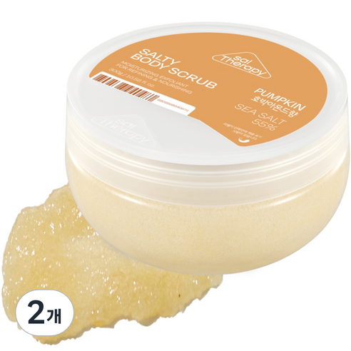 솔테라피 솔티 펌킨 바디스크럽, 300g, 2개