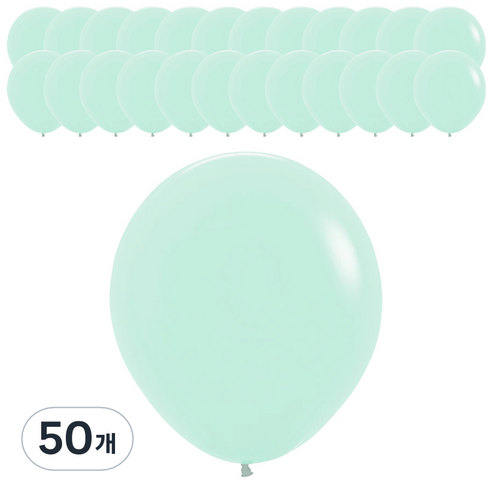 셈퍼텍스 풍선 45cm, 파스텔메이트 그린, 50개