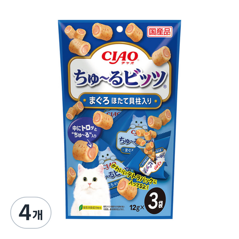 챠오츄르 이나바 고양이 비츠 CS-172 3p, 36g, 4개