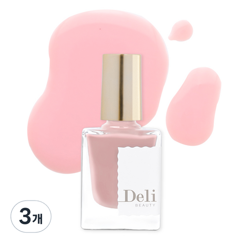 델리뷰티 딥시럽 루어인무드 네일컬러 10ml, MSY02 핑크 아이싱, 3개
