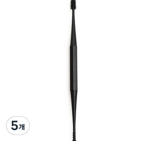 봄봄리빙 실리콘 듀얼팁 귀청소 귀이개 블랙, 5개, 1개입