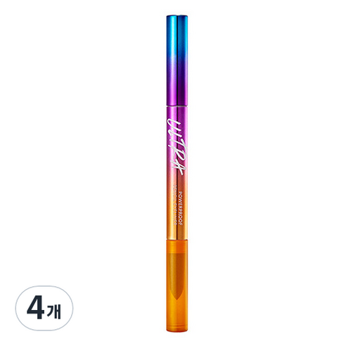 미샤 울트라 파워프루프 펜슬 라이너 0.2g, 브라운, 4개
