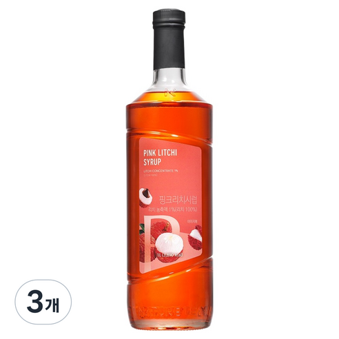네이쳐티 핑크리치시럽, 1L, 3개