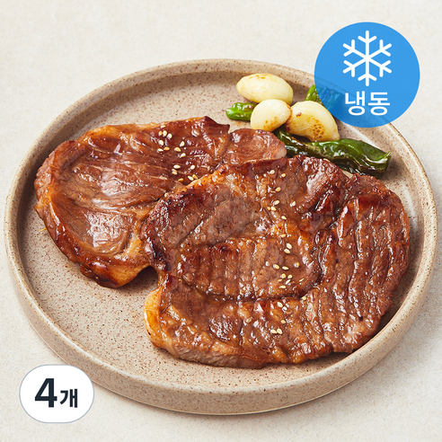 갈비아저씨 양념목살 108 (냉동), 300g, 4개