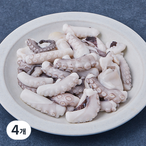 살맛나요 손질 항공직송 생물 절단 낙지 (냉장), 4개, 300g