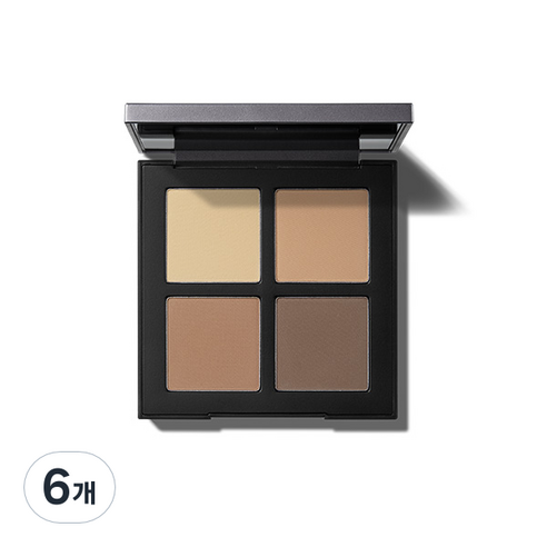 네이밍 컬러풀 아이 섀도우 팔레트 6g, 네세서리, 6개