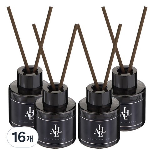 알레 블랙 디퓨저, 블랙체리, 50ml, 16개