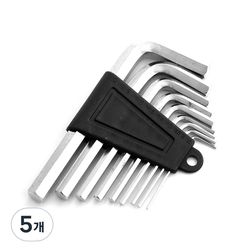 Tree 고급 육각렌치 9p, 5개