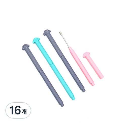 럭셔리 은 귀이개 랜덤발송, 1개입, 16개