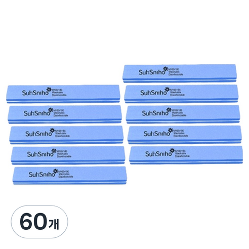 OON 스펀지 양면 샌딩바 블루, 60개