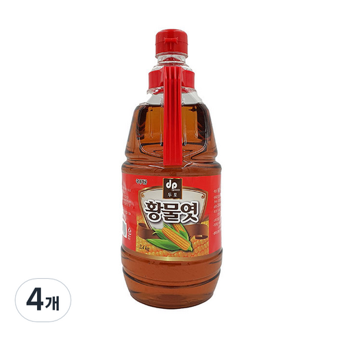 두포 뚜레반 황물엿, 2.4kg, 4개