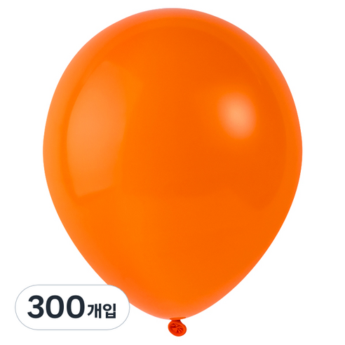 파티팡 풍선 라운드 30cm, 오렌지, 300개입