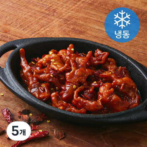 꾸버가 마라무뼈닭발 (냉동), 230g, 5개