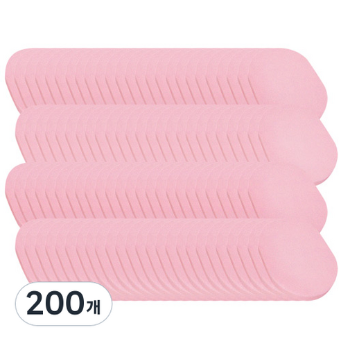 나도미인 소프트 퐁퐁 클렌징 해면 13mm, 핑크, 200개