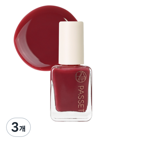 파셋 셀럽 네일컬러 폴리쉬 매니큐어 7ml, 11 빈티지로즈, 3개