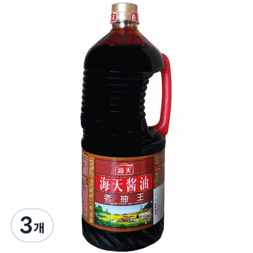 해천 노추왕간장, 1.75L, 3개