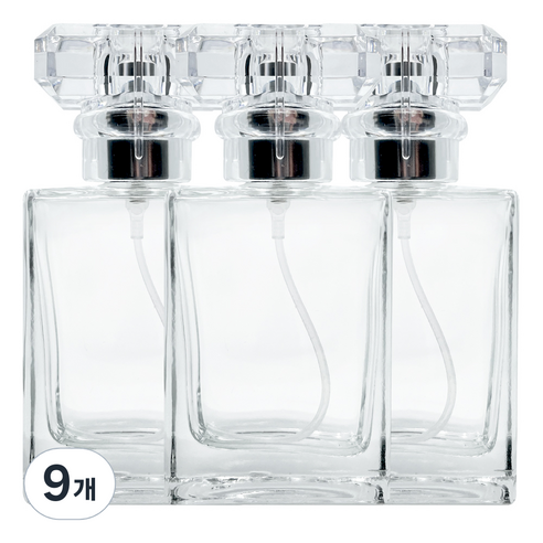 메이브라운 스프레이 향수공병 30ml, 9개, 투명