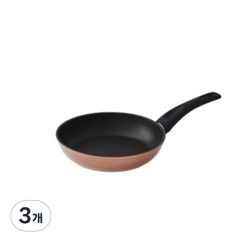 락앤락 로즈골드 IH 인덕션 후라이팬, 20cm, 3개