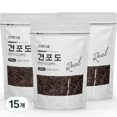 자연다움 건포도, 100g, 15개