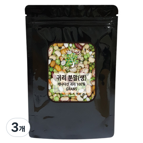 스쿨아이 캐나다산 생귀리 분말, 1.2kg, 3개
