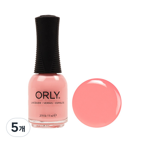 오를리 네일컬러 매니큐어 11ml, 2020008 에프터글로우, 5개