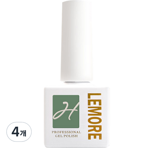 르모어 유리알광택 논와이프 탑젤, High, 10ml, 4개