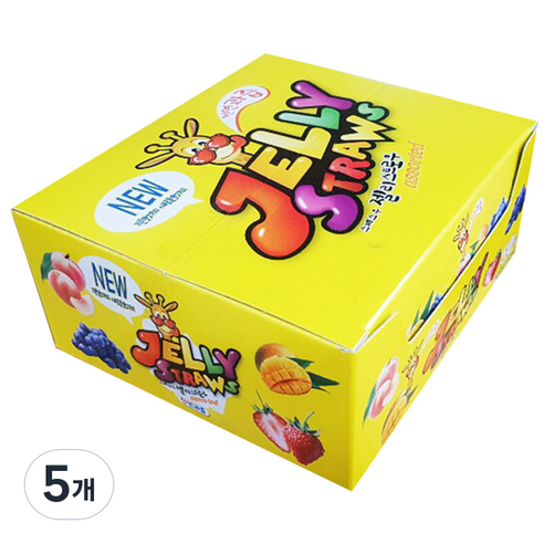 스페쇼우 젤리스트로우 4가지맛, 965g, 5개