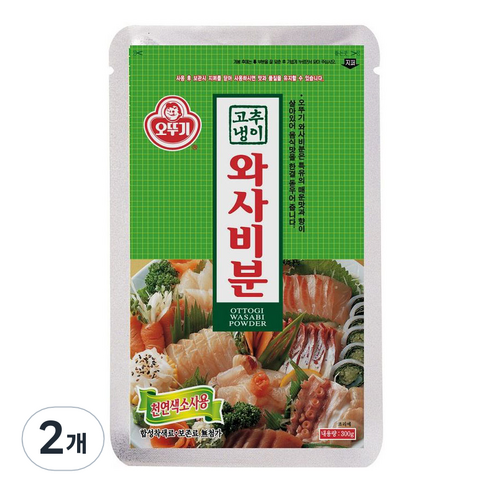 오뚜기 와사비분, 300g, 2개