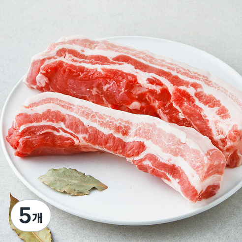 고급진 캐나다산 삼겹살 수육보쌈용 (냉장), 5개, 1kg