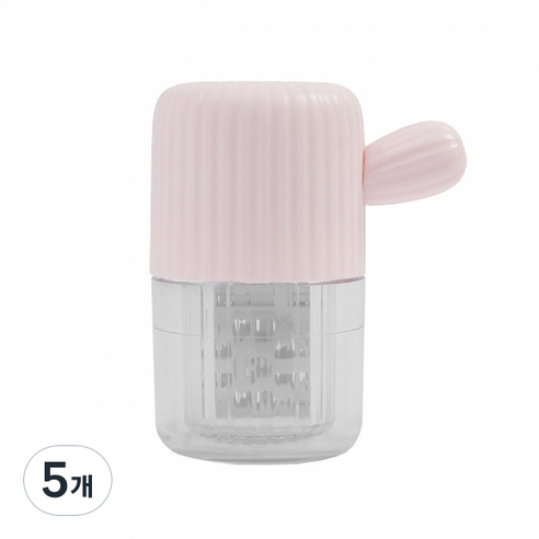 아이칸 반자동 회전 렌즈세척기, 핑크, 5개