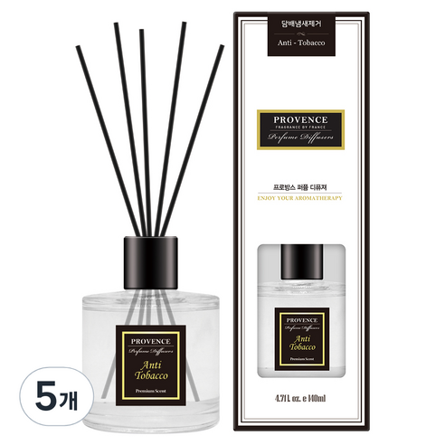프로방스 퍼퓸 디퓨져 140ml, 담배냄새, 5개