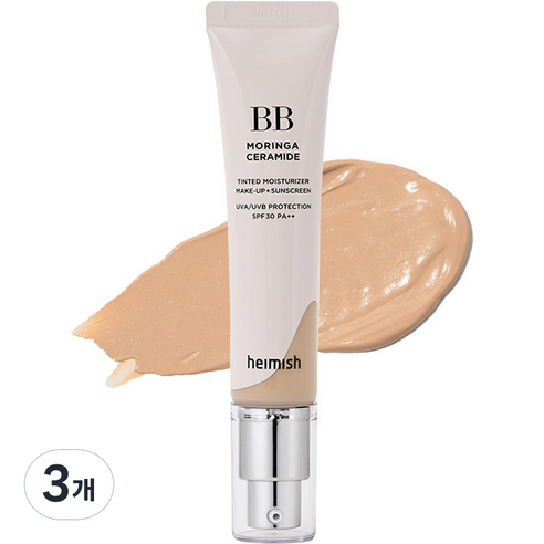 헤이미쉬 모링가 세라마이드 비비크림 SPF30 PA++ 30ml, 23N Light Medium, 3개