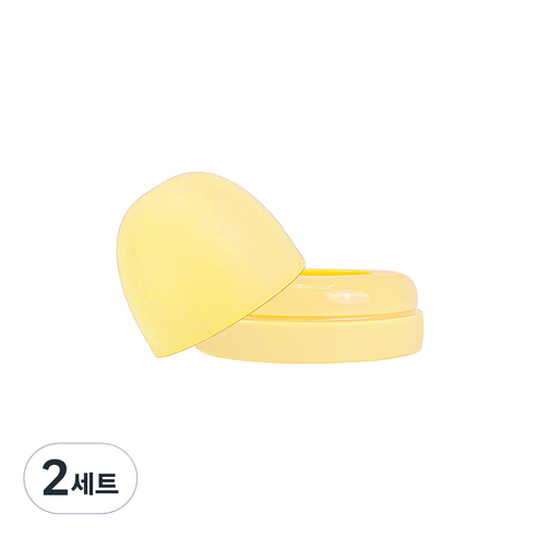 유비맘 시그니처 빨대컵 뚜껑세트, 2세트, 뚜껑+스크류(링), 바나나