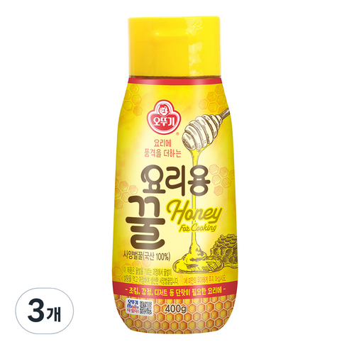 오뚜기 요리용 꿀, 3개, 400g